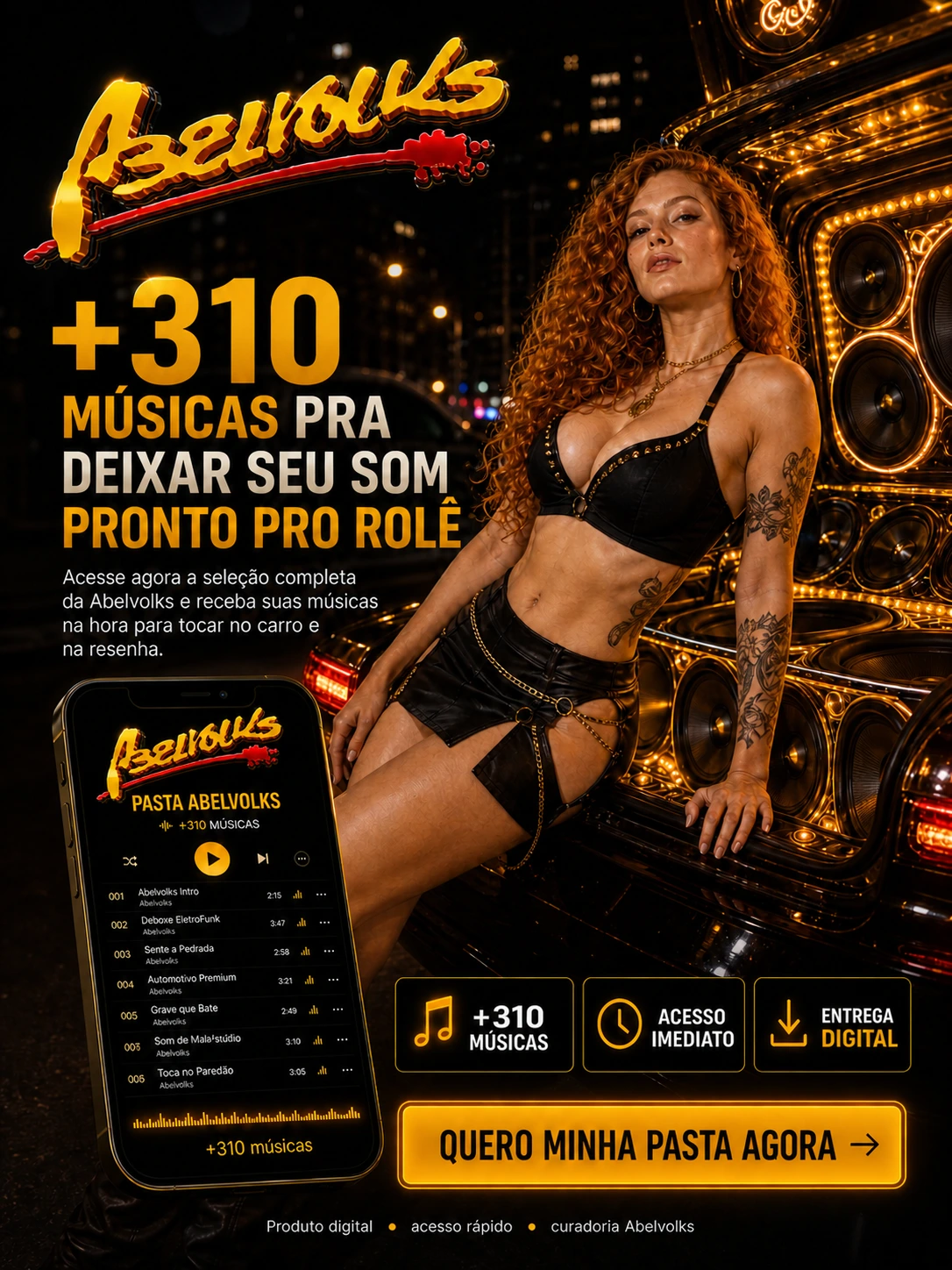Pasta Abelvolks — +310 músicas pra deixar seu som pronto pro rolê